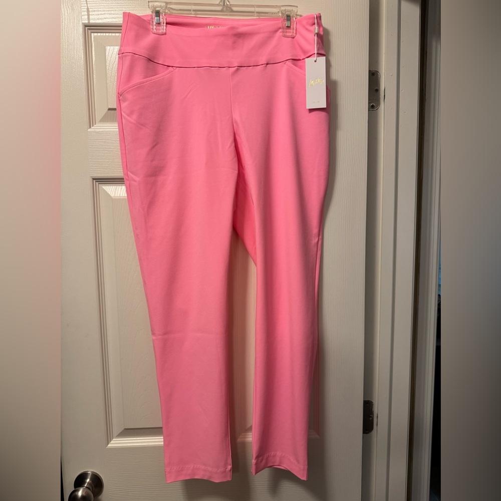 Lilly Pulitzer UPF 50 28” Pink Corso Pants